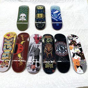 Lot Of 18 Tech Deck Finger Boards (NO WHEELS)